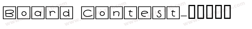 Board Contest字体转换